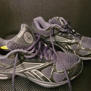 Reebok Flu 410 Running Shoes Smoothfit Simply Tone Lace Up Black Womens sz 6.5